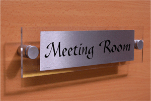 DV883: meeting room - door sign