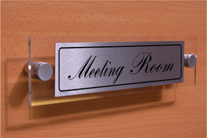 DV884: meeting room - door sign