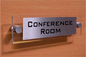 DV887: conference room - door sign