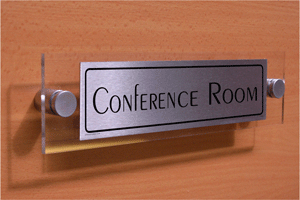 DV889: conference room - door sign