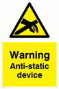 WE88: warning anti-static device