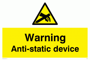 WE88: warning anti-static device