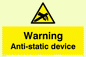 WE88: warning anti-static device