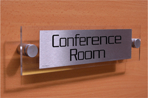 DV895: conference room - door sign