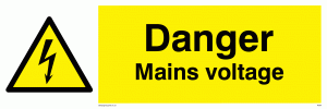 WE89: danger mains voltage