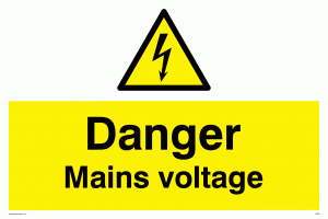 WE89: danger mains voltage