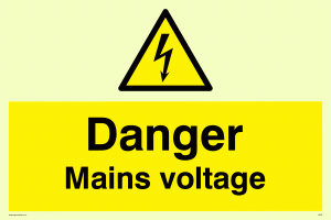 WE89: danger mains voltage