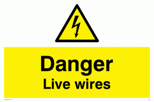 WE91: danger live wires