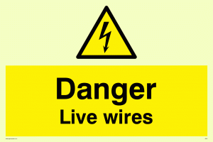 WE91: danger live wires