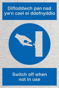 MV928: Switch off - bi-lingual Welsh