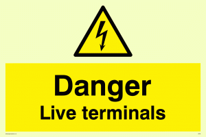 WE92: danger live terminals
