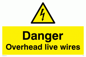 WE95: danger overhead live wires