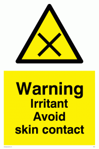 WN97: irritant avoid skin contact