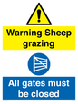 CA13050: Warning Sheep grazing / All gates must be closed