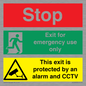 CA15405: Stop Emergency Exit Only CCTV