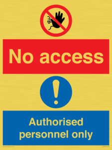 CA7385: No access. Authorised personnel only