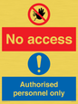 CA7385: No access. Authorised personnel only