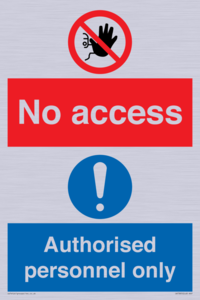 CA7385: No access. Authorised personnel only