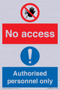 CA7385: No access. Authorised personnel only