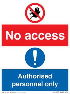CA7385: No access. Authorised personnel only