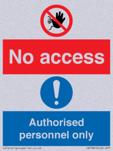 CA7385: No access. Authorised personnel only