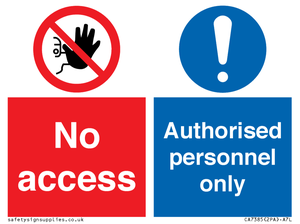 CA7385: No access. Authorised personnel only