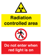 CA7895: Radiation controlled area Do not enter when red light is on