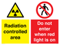 CA7895: Radiation controlled area Do not enter when red light is on
