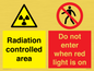CA7895: Radiation controlled area Do not enter when red light is on