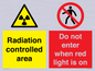 CA7895: Radiation controlled area Do not enter when red light is on