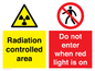 CA7895: Radiation controlled area Do not enter when red light is on
