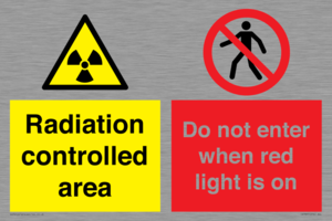 CA7895: Radiation controlled area Do not enter when red light is on
