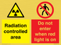 CA7895: Radiation controlled area Do not enter when red light is on