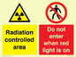 CA7895: Radiation controlled area Do not enter when red light is on