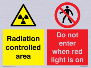 CA7895: Radiation controlled area Do not enter when red light is on