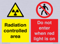 CA7895: Radiation controlled area Do not enter when red light is on