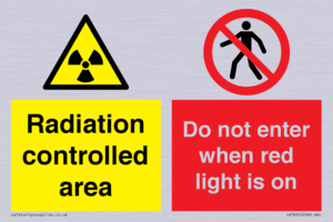 CA7895: Radiation controlled area Do not enter when red light is on