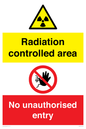 CA7897: Radiation controlled areaNo unauthorised entry