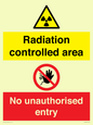 CA7897: Radiation controlled areaNo unauthorised entry