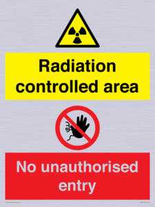CA7897: Radiation controlled areaNo unauthorised entry