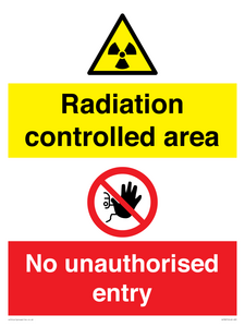 CA7897: Radiation controlled areaNo unauthorised entry