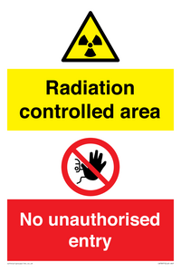 CA7897: Radiation controlled areaNo unauthorised entry