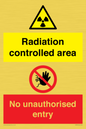 CA7897: Radiation controlled areaNo unauthorised entry