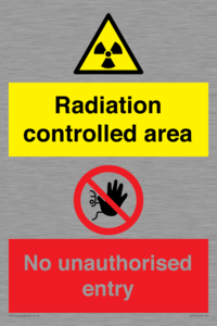 CA7897: Radiation controlled areaNo unauthorised entry