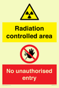 CA7897: Radiation controlled areaNo unauthorised entry