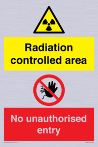CA7897: Radiation controlled areaNo unauthorised entry