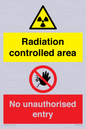 CA7897: Radiation controlled areaNo unauthorised entry