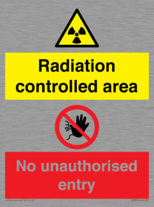 CA7897: Radiation controlled areaNo unauthorised entry