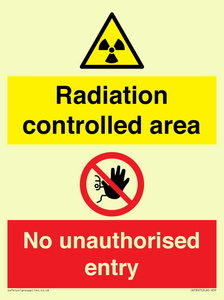 CA7897: Radiation controlled areaNo unauthorised entry