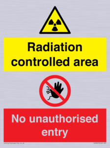 CA7897: Radiation controlled areaNo unauthorised entry